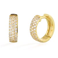 Orecchini Buonocore Donna HOOPS in Oro Diamante 910O01DY